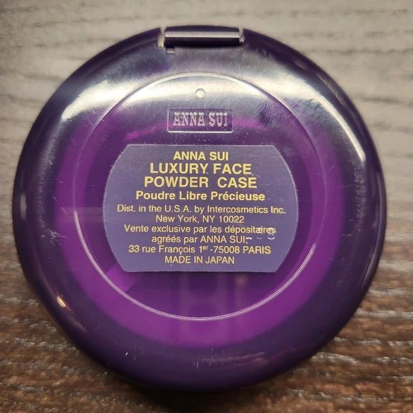 💸SOLD💰_🛑_💜ANNA SUI LUXURY FACE POWDER CASE MOP [BNIB]💜 - Picture 10 of 15